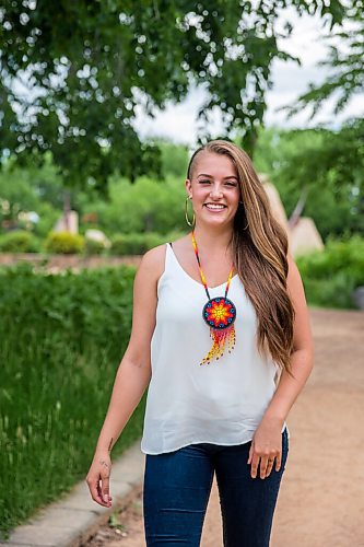 MIKAELA MACKENZIE / WINNIPEG FREE PRESS

Ila Barker, musician, poses for a portrait at The Forks in Winnipeg on Tuesday, June 30, 2020. For Frances Koncan story.
Winnipeg Free Press 2020.