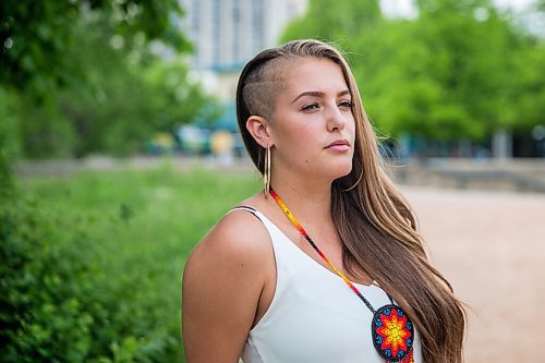 MIKAELA MACKENZIE / WINNIPEG FREE PRESS

Ila Barker, musician, poses for a portrait at The Forks in Winnipeg on Tuesday, June 30, 2020. For Frances Koncan story.
Winnipeg Free Press 2020.