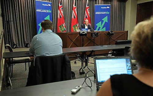 RUTH BONNEVILLE / WINNIPEG FREE PRESS


Local - Leg  Health Presser

Health Minister Cameron Friesen holds press conference at the  Legislative Building on Thursday. 


July 1st,  2020