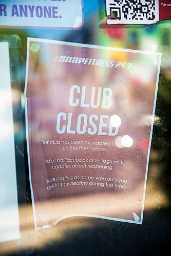 MIKAELA MACKENZIE / WINNIPEG FREE PRESS

The Osborne location of Snap Fitness in Winnipeg on Thursday, July 2, 2020. For Martin Cash story.
Winnipeg Free Press 2020.