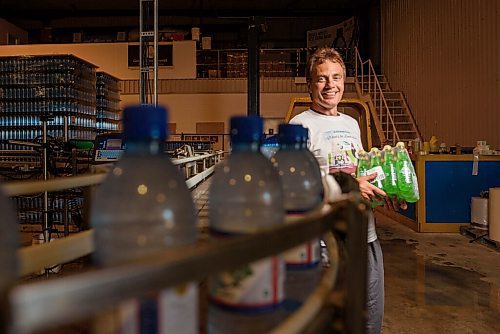 JESSE BOILY  / WINNIPEG FREE PRESS
Michael Nykorak, the plant manager at  Canadian Gold Beverages where Pic-a-pop is bottled, stops for a photo on Thursday. Thursday, July 2, 2020.
Reporter: Declan