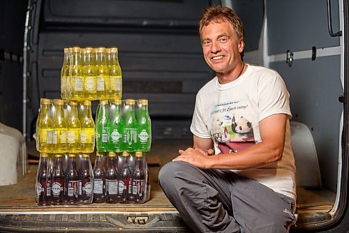 JESSE BOILY  / WINNIPEG FREE PRESS
Michael Nykorak, the plant manager at  Canadian Gold Beverages where Pic-a-pop is bottled, stops for a photo on Thursday. Thursday, July 2, 2020.
Reporter: Declan