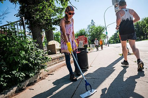 Daniel Crump / Winnipeg Free Press. Sierra Wowk began picking up garbage on her quarantine walks when she noticed there was a lot of trash laying around. Wowk now walks a regular route between Kylemore Avenue and Jubilee Avenue picking up litter Monday through Saturday. July 4, 2020.