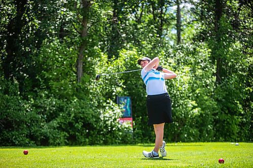 MIKAELA MACKENZIE / WINNIPEG FREE PRESS

Marissa Naylor tees off in the Manitoba Womens Amateur Championship at Bel Acres in Winnipeg Tuesday, July 7, 2020. For Mike Sawatzky story.
Winnipeg Free Press 2020.