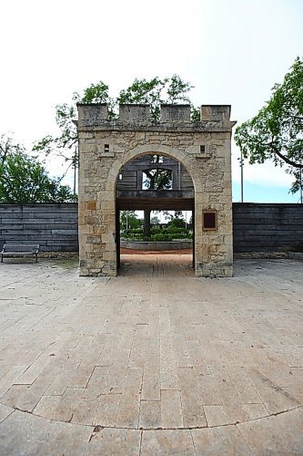 MIKE DEAL / WINNIPEG FREE PRESS
The gate at the Upper Fort Garry Heritage Provincial Park. 
See Tom Brodbeck feature
200709 - Thursday, July 9, 2020