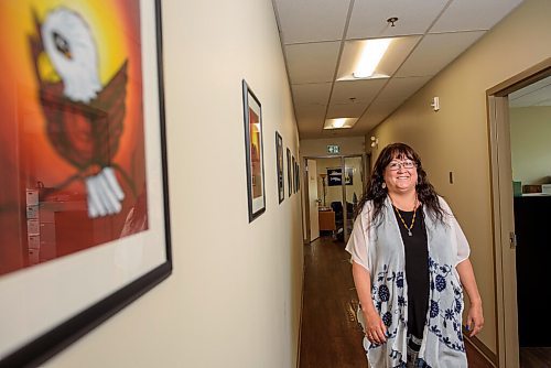 JESSE BOILY  / WINNIPEG FREE PRESS
Diane Redsky, the executive director of Ma Mawi, walks to the break room at the Ma Mawi Headingley office on Thursday. Thursday, July 9, 2020.
Reporter: Danielle Da Silva