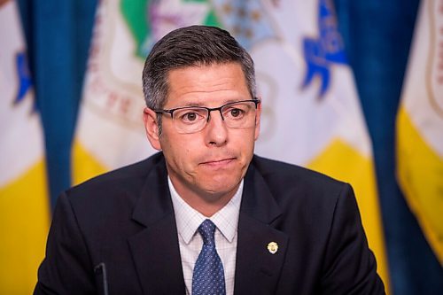 MIKAELA MACKENZIE / WINNIPEG FREE PRESS

Mayor Brian Bowman provides an update on the impact fee at City Hall in Winnipeg on Thursday, July 9, 2020. For Joyanne story.
Winnipeg Free Press 2020.