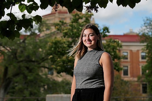 JOHN WOODS / WINNIPEG FREE PRESS
Allison Kilgour, an advocacy coordinator with Students for Consent Culture and a second year law student, is photographed at the University of Manitoba in Winnipeg, Thursday, July 9, 2020. Kilgour comments on the Ending Violence Across Manitoba (EVA) launch of a sexual assault reporting tool on campuses across the province this fall. EVA received $1M from Ottawa to develop a reporting platform that will be tailored to each post-secondary institute so students can report about an incident at their school.

Reporter: Macintosh