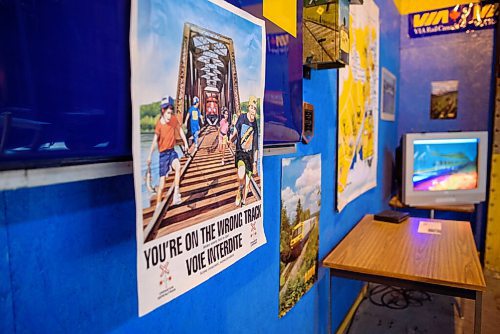 JESSE BOILY  / WINNIPEG FREE PRESS
The VIA rail exhibit at the Winnipeg Railway Museum on Friday. Friday, July 10, 2020.
Reporter: