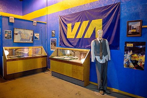 JESSE BOILY  / WINNIPEG FREE PRESS
The VIA rail exhibit at the Winnipeg Railway Museum on Friday. Friday, July 10, 2020.
Reporter: