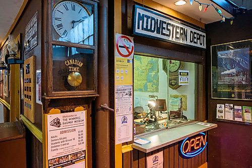 JESSE BOILY  / WINNIPEG FREE PRESS
The ticket booth at the Winnipeg Railway Museum on Friday. Friday, July 10, 2020.
Reporter: