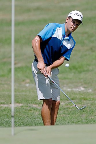 JOHN WOODS / WINNIPEG FREE PRESS
Braxton Kuntz golfs in the 2020 Junior Mens Championships at the Selkirk Golf and Country Club in Selkirk, Sunday, July 12, 2020. 

Reporter: Allen