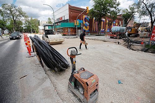 JOHN WOODS / WINNIPEG FREE PRESS
Street construction has been interfering with local businesses on Maryland in Winnipeg, Sunday, July 12, 2020. Businesses had to deal with COVID-19 closures and now construction.

Reporter: Ben