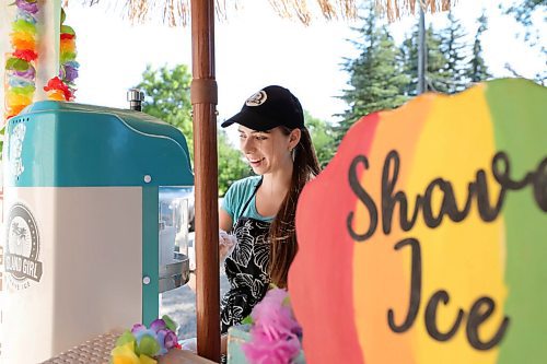 RUTH BONNEVILLE / WINNIPEG FREE PRESS

INTERSECTION - Shave Ice 

Description :Who: Tina Dixon, owner of Island Girl Shave Ice, 

Photos of  Tina with her shave ice kiosk and  her kids, Dylan 15 and Hannah 18, who help serve up a variety of flavours.
 
What: this is for an Intersection piece (July 18) on Tina Dixon's enterprise, the first authentic Hawaiian shave ice co. in Winnipeg, which is currently "celebrating" its 5th summer in business; like lots of businesses, Island Girl lost a ton of catering jobs to COVID - weddings, office gatherings, you name it - but is slowly making its way back as restrictions are relaxed.

See Dave's story. 

July 14th, 2020