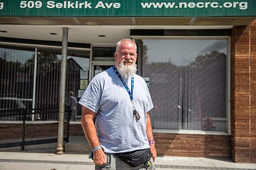 MIKAELA MACKENZIE / WINNIPEG FREE PRESS

Order of Manitoba recipient Mitch Bourbonniere poses for a portrait by the North End Community Renewal Corporation, one of the many places he volunteers, in Winnipeg on Wednesday, July 15, 2020. For Malak Abas story.
Winnipeg Free Press 2020.