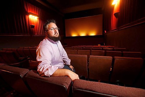 JOHN WOODS / WINNIPEG FREE PRESS
David Mulaire, owner of Prairie City Cinema in Portage La Prairie, is photographed in his movie theatre Thursday, January 16, 2020. Mulaire is concerned that movie theatres cant open due to COVID-19 regulations. He says he is the only business in town that cant open.

Reporter: Rutgers
