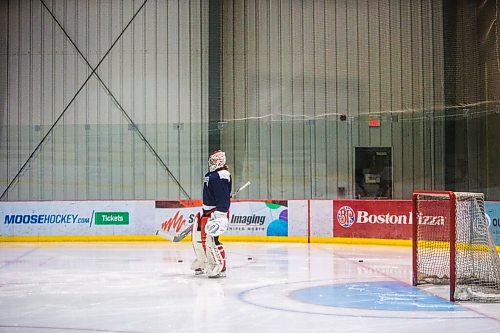 MIKAELA MACKENZIE / WINNIPEG FREE PRESS

Corinne Schroeder, Boston University goaltender, practices at the Bell MTS Iceplex in Winnipeg on Friday, July 17, 2020. Her career is on hold as the pandemic threatens to wipe out the NCAA hockey season. For Mike Sawatzky story.
Winnipeg Free Press 2020.