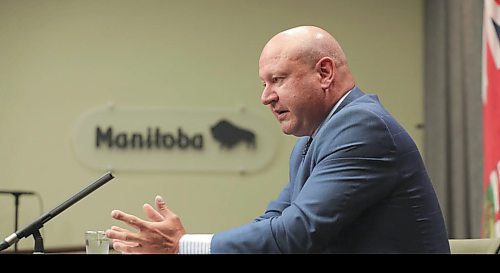 RUTH BONNEVILLE / WINNIPEG FREE PRESS

Local -  presser - Dr. Brent Roussin 


Photo of CHIEF PROVINCIAL PUBLIC HEALTH OFFICER Dr. Brent Roussin, answering questions from the media during press conference at the Legislative Building on Monday. 

See story. 

July 20th, 2020