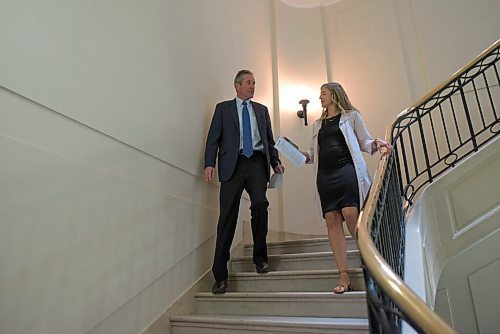 JESSE BOILY  / WINNIPEG FREE PRESS
Premier Brian Pallister speaks to media at the legislative building on Tuesday. The premier said that the province is getting ready to move intuits Phase 4 of reopening.  Tuesday, July 21, 2020.
Reporter: