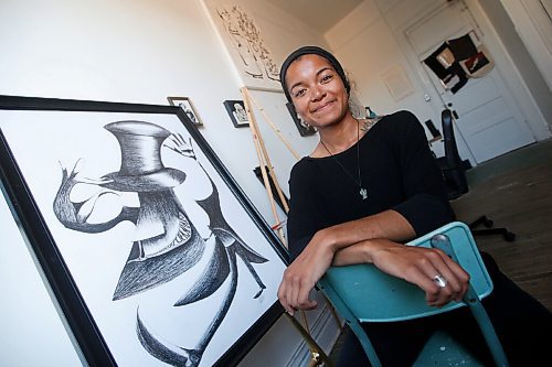 JOHN WOODS / WINNIPEG FREE PRESS
Artist Danielle Friesen is photographed in her studio in downtown Winnipeg Wednesday, July 22, 2020. 

Reporter: King/Five Things