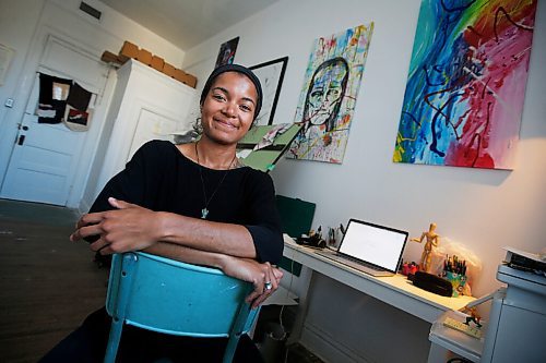 JOHN WOODS / WINNIPEG FREE PRESS
Artist Danielle Friesen is photographed in her studio in downtown Winnipeg Wednesday, July 22, 2020. 

Reporter: King/Five Things