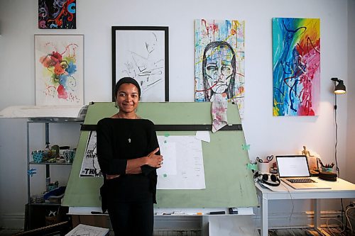 JOHN WOODS / WINNIPEG FREE PRESS
Artist Danielle Friesen is photographed in her studio in downtown Winnipeg Wednesday, July 22, 2020. 

Reporter: King/Five Things