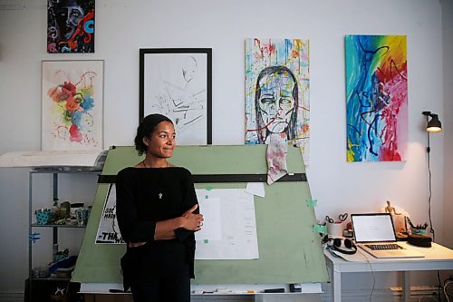 JOHN WOODS / WINNIPEG FREE PRESS
Artist Danielle Friesen is photographed in her studio in downtown Winnipeg Wednesday, July 22, 2020. 

Reporter: King/Five Things