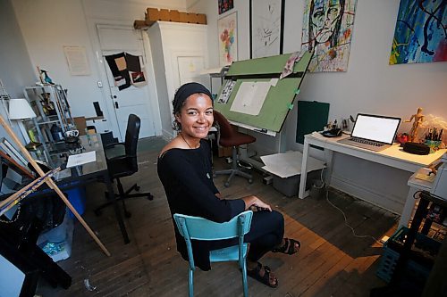 JOHN WOODS / WINNIPEG FREE PRESS
Artist Danielle Friesen is photographed in her studio in downtown Winnipeg Wednesday, July 22, 2020. 

Reporter: King/Five Things