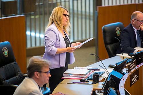 MIKAELA MACKENZIE / WINNIPEG FREE PRESS

Councillor Cindy Gilroy at the last council meeting before summer break at City Hall in Winnipeg on Thursday, July 23, 2020. For Joyanne story.
Winnipeg Free Press 2020.