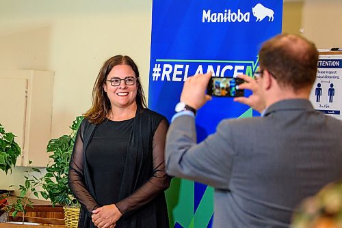 JESSE BOILY  / WINNIPEG FREE PRESS
Families Minister Heather Stefanson announced a 31 million plan in improvements for Manitoba housing properties across the province at Manitoba Housings tenant lounge in St. Boniface on Thursday. Thursday, July 23, 2020.
Reporter: Kevin