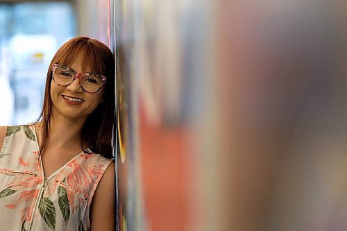 SHANNON VANRAES/WINNIPEG FREE PRESS
Tiffany Schambach was a participant in a New Directions program when she was 16-years-old. Now, at 27, she works for the organization. She was photographed at the organization's Winnipeg office July 23, 2020.