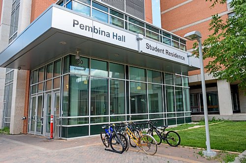 JESSE BOILY  / WINNIPEG FREE PRESS
Pembina Hall Student residence at the University of Manitoba campus on Friday. UofM will keep only two residences open for the fall semester with single occupancy.  Friday, July 24, 2020.
Reporter: Maggie