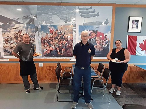 Canstar Community News (From left) Lee Finch, Gord Machej and Nicole Fanshaw invite everyone to the Henderson Highway Legion to enjoy a fine meal in a nice atmosphere.
