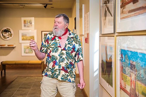 MIKAELA MACKENZIE / WINNIPEG FREE PRESS

Artist Bill Lobchuk talks about his work at the Buhler Gallery at the St. Boniface Hospital in Winnipeg on Tuesday, July 28, 2020. For Frances Koncan story.
Winnipeg Free Press 2020.