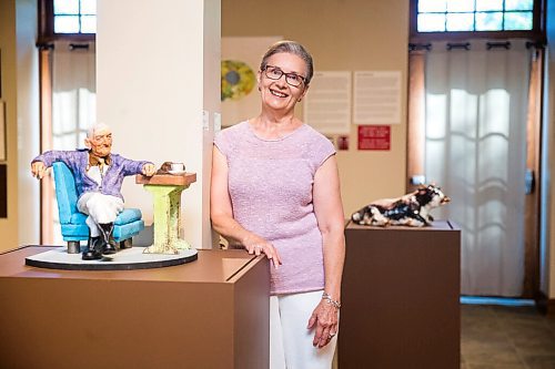 MIKAELA MACKENZIE / WINNIPEG FREE PRESS

Curator Leona Herzog poses for a portrait at the Buhler Gallery at the St. Boniface Hospital in Winnipeg on Tuesday, July 28, 2020. For Frances Koncan story.
Winnipeg Free Press 2020.