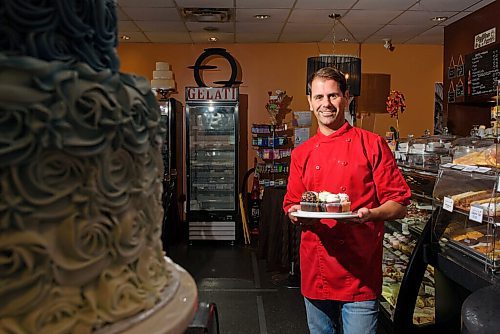 JESSE BOILY  / WINNIPEG FREE PRESS
Roberto Galli, owner and pastry chef at Dolce Bake shop, shows  some of his shops treats at his store in Transconca on Tuesday. Tuesday, July 28, 2020.
Reporter: Alison