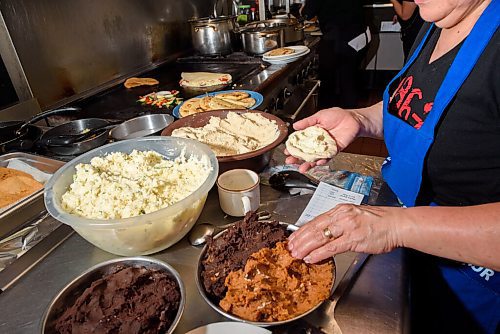 JESSE BOILY  / WINNIPEG FREE PRESS
Sonia Valves hand makes pupusas for her restaurant La Fiesta Cafecito on Friday. Friday, July 31, 2020.
Reporter: Eva Wasney