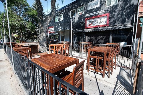 JOHN WOODS / WINNIPEG FREE PRESS
The patio at Chaise on Corydon sits virtually empty Sunday, August 2, 2020. Someone posted a photo on social media recently showing a full patio. The poster expressed concern that the restaurant/bar was not observing COVID-19 distancing requirements.

Reporter: Piche