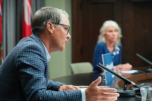 RUTH BONNEVILLE / WINNIPEG FREE PRESS

LOCAL - Covid update

Seniors and Active Living Minister Cameron Friesen along with Lanette Siragusa, chief nursing officer, Shared Health answer questions from the media during COVID update in the press briefing at the Legislative Building Tuesday.  

COVID-19 update

  
Aug 4th, 2020