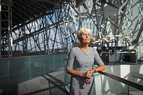 MIKAELA MACKENZIE / WINNIPEG FREE PRESS

Pauline Rafferty, acting president and CEO of the Canadian Museum of Human Rights, poses for a portrait in the museum in Winnipeg on Wednesday, Aug. 5, 2020. For Dan Lett story.
Winnipeg Free Press 2020.