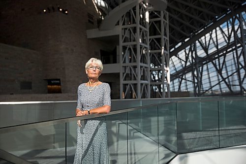 MIKAELA MACKENZIE / WINNIPEG FREE PRESS

Pauline Rafferty, acting president and CEO of the Canadian Museum of Human Rights, poses for a portrait in the museum in Winnipeg on Wednesday, Aug. 5, 2020. For Dan Lett story.
Winnipeg Free Press 2020.