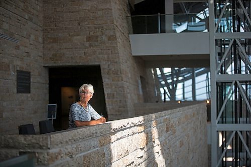 MIKAELA MACKENZIE / WINNIPEG FREE PRESS

Pauline Rafferty, acting president and CEO of the Canadian Museum of Human Rights, poses for a portrait in the museum in Winnipeg on Wednesday, Aug. 5, 2020. For Dan Lett story.
Winnipeg Free Press 2020.