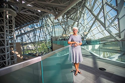 MIKAELA MACKENZIE / WINNIPEG FREE PRESS

Pauline Rafferty, acting president and CEO of the Canadian Museum of Human Rights, poses for a portrait in the museum in Winnipeg on Wednesday, Aug. 5, 2020. For Dan Lett story.
Winnipeg Free Press 2020.