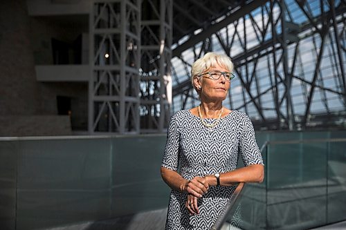 MIKAELA MACKENZIE / WINNIPEG FREE PRESS

Pauline Rafferty, acting president and CEO of the Canadian Museum of Human Rights, poses for a portrait in the museum in Winnipeg on Wednesday, Aug. 5, 2020. For Dan Lett story.
Winnipeg Free Press 2020.