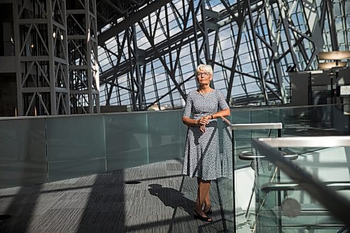 MIKAELA MACKENZIE / WINNIPEG FREE PRESS

Pauline Rafferty, acting president and CEO of the Canadian Museum of Human Rights, poses for a portrait in the museum in Winnipeg on Wednesday, Aug. 5, 2020. For Dan Lett story.
Winnipeg Free Press 2020.