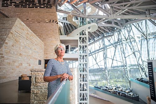 MIKAELA MACKENZIE / WINNIPEG FREE PRESS

Pauline Rafferty, acting president and CEO of the Canadian Museum of Human Rights, poses for a portrait in the museum in Winnipeg on Wednesday, Aug. 5, 2020. For Dan Lett story.
Winnipeg Free Press 2020.