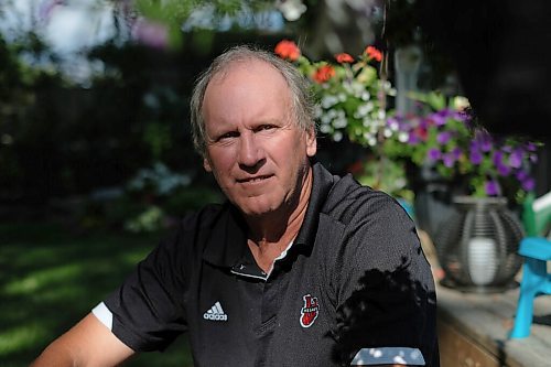 SHANNON VANRAES/WINNIPEG FREE PRESS
Phil Hudson, photographed at his Winnipeg home on August 5, 2020, is the Wesmen women's volleyball coach.