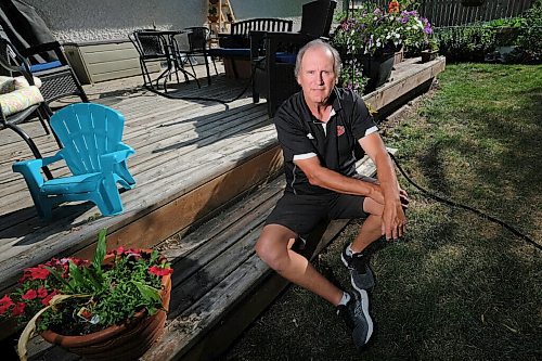 SHANNON VANRAES/WINNIPEG FREE PRESS
Phil Hudson, photographed at his Winnipeg home on August 5, 2020, is the Wesmen women's volleyball coach.