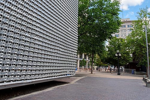 JESSE BOILY / WINNIPEG FREE PRESS
Bijou Park will be opening on Monday. Located in front of the RRC Paterson Global foods building between The Cube and Main St. Thursday, Aug. 6, 2020.
Reporter: Ben Sigurdson
