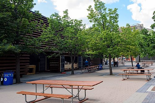 JESSE BOILY / WINNIPEG FREE PRESS
Bijou Park will be opening on Monday. Located in front of the RRC Paterson Global foods building between The Cube and Main St. Thursday, Aug. 6, 2020.
Reporter: Ben Sigurdson